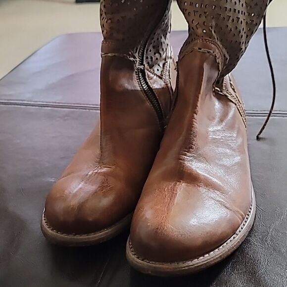Bed Stu Tan Taupe Leather Cheshire Boots - Picture 8 of 11